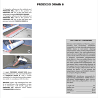 Membrana hidroizolare si decuplare PRODESO DRAIN 8 - imagine 4