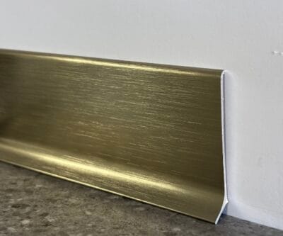 plinta din aluminiu titanium periat