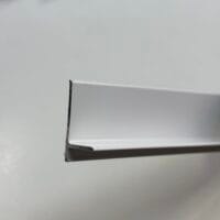 Plinta minimalista alba din aluminiu CLIPLIST 25X15 - imagine 4