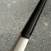 Profil pentru sticla de dus negru - imagine 5