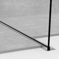 profil pentru dus walk in cu suport de sticla