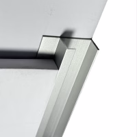 Profil retras - plinta shadow gap argintiu PPS130 - imagine 4