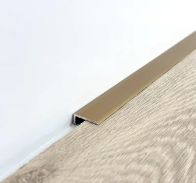 profil plinta minimalista culoare bronz