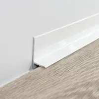 mini plinta alba din aluminiu