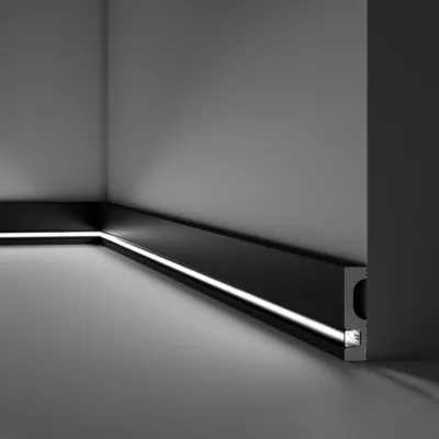 plinta neagra duropolimer cu iluminare led