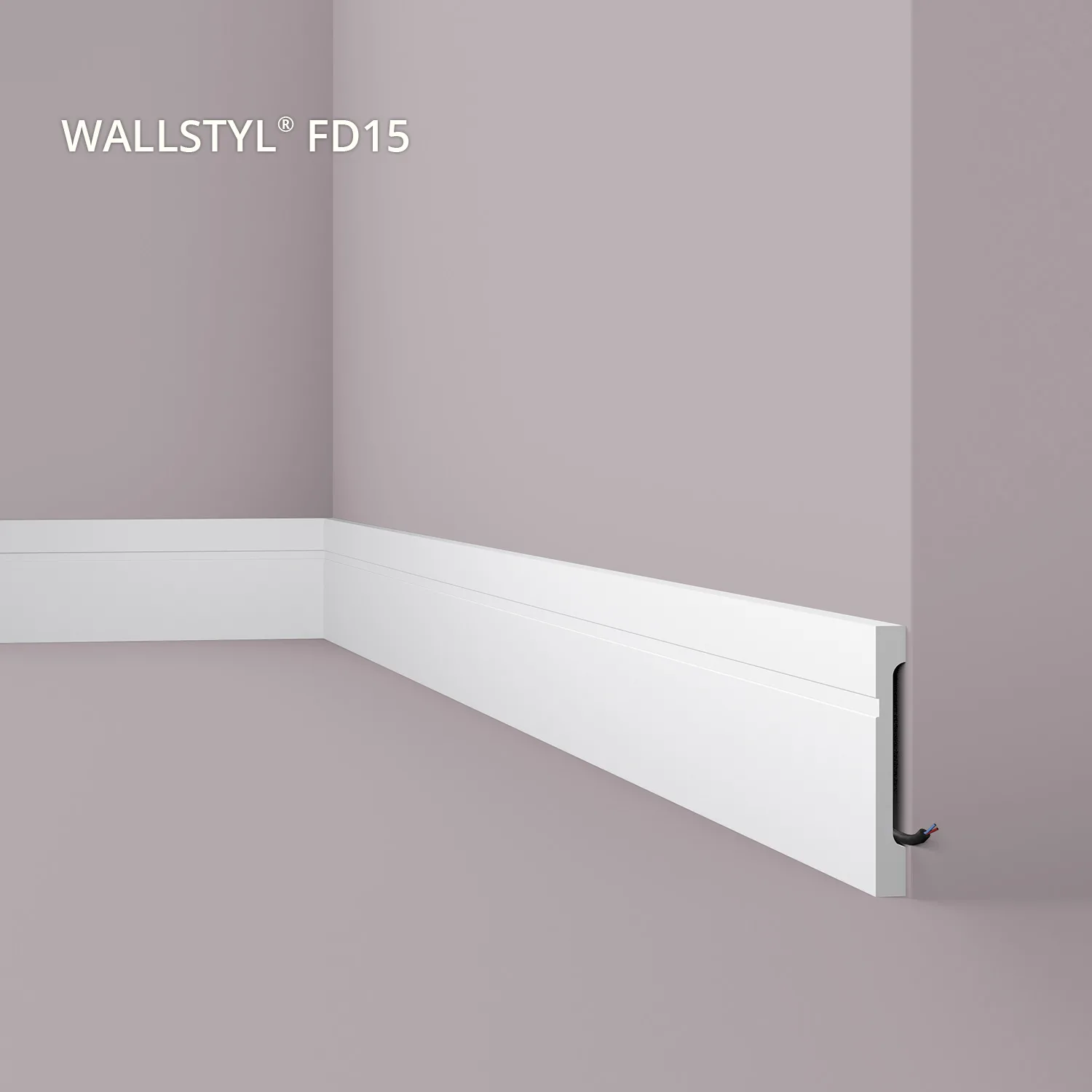 Plintǎ polimer dur FD15 WALLSTYL